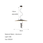 UFO Chandelier: Modern Nordic Minimalist LED Pendant Light for Dining Room, Bar, Bedroom