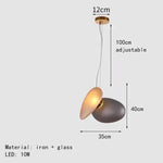 Nordic LED Pendant Chandelier for Dining Kitchen Study Bedroom Lighting