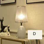 Modern Black and White Living Room Coffee Table Bedroom Night Lamp Design Bedside Lamps