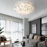 Luxury Petal Ceiling Lamp for Bedroom Foyer Dining Room Lighting