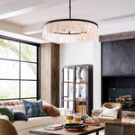 Luxury Marble Ceiling Pendant Light: Elegant LED Dimmable Fixture for Living Room