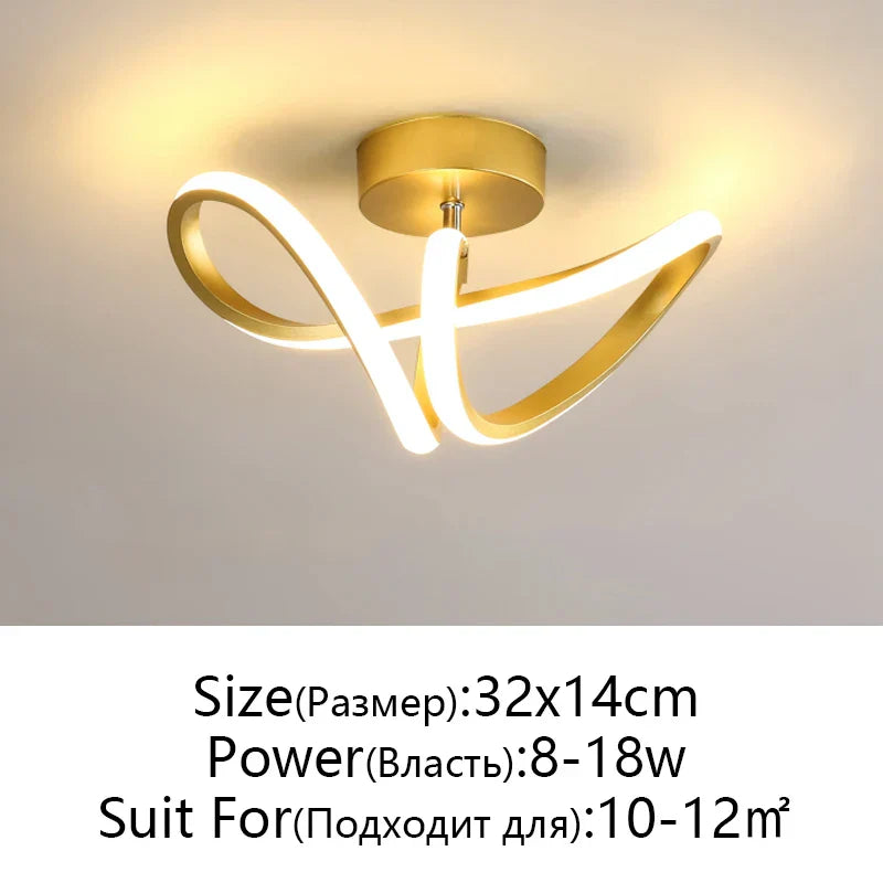 LED Ceiling Lamp for Modern Spaces - Minimalist Indoor Lighting