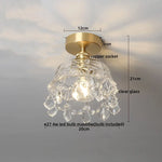 Crystal LED Ceiling Light Luxury Modern Chandelier for Living Room Hallway