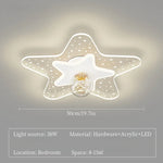 Modern Star LED Ceiling Lights for Living Room Bedroom Children's Room Nursery Lighting