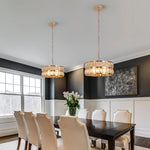 Crystal LED Pendant Chandelier: Luxury Nordic Design for Kitchen, Dining Room & Bedroom