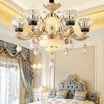 Luxe Crystal Chandelier for Bedroom, Living Room, and Dining Room