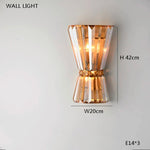 Amber Crystal LED Ceiling Light for Luxurious Home Decor