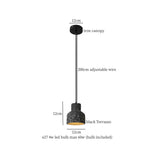 Wabi Sabi LED Pendant Lights Fixture Terrazzo Hanging Lamp Lighting