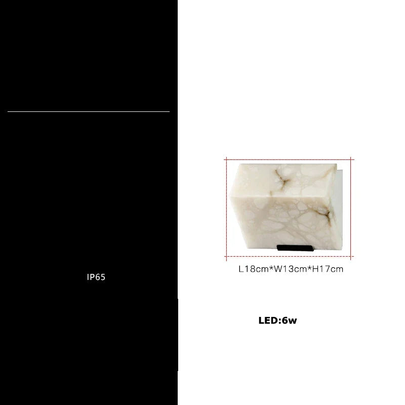 Geometric LED Outdoor Wall Sconce Cube Light for Corridor Backyard