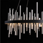 LED Stainless Steel Pendant Light Chandelier for Home Decor in Foyer, Living Room, Bedroom, Restaurant