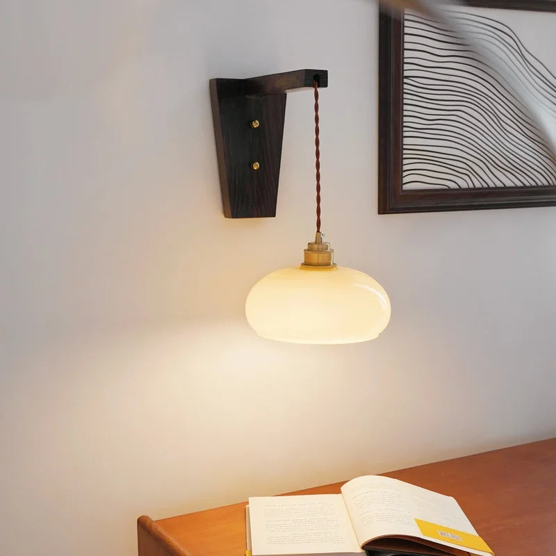 LED Glass Sconce Wall Lamp Nordic Stair Light Fixtures