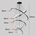 Modern LED Pendant Light Chandeliers for Living Room Staircase Lighting