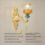 Luxury Ceramic Crystal Chandelier for Living Room, Bedroom, and Restaurant