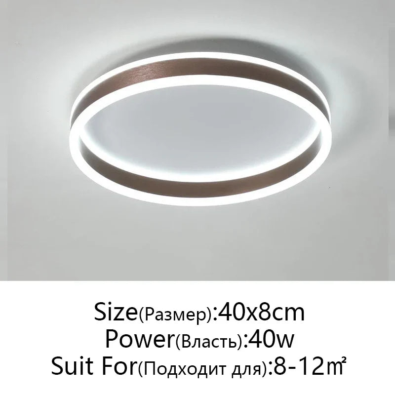 LED Pendant Light Ceiling Lamp Living Room Kitchen Dining Minimalist Decor
