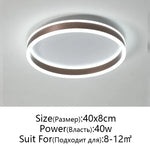 LED Pendant Light Ceiling Lamp Living Room Kitchen Dining Minimalist Decor