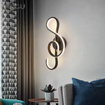 LED Wall Lamps Modern Minimalist Bedroom Living Room Lighting Black White