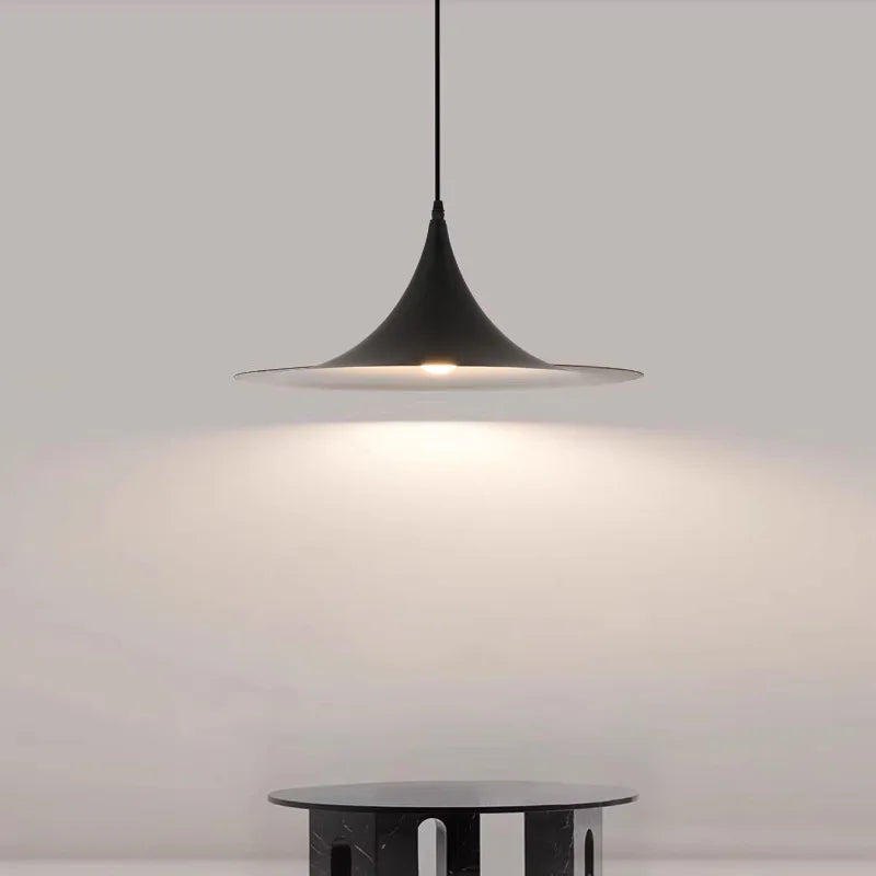 UFO Chandelier: Designer Minimalist Horn Chandelier for Dining Table & Bar Island