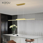 LED Ceiling Pendant Lamp: Minimalist Chandelier, Height Adjustable, Home Decor Solution