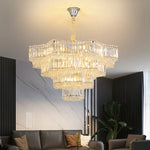 Light Crystal Chandelier: European Style for Living, Dining & Study Rooms