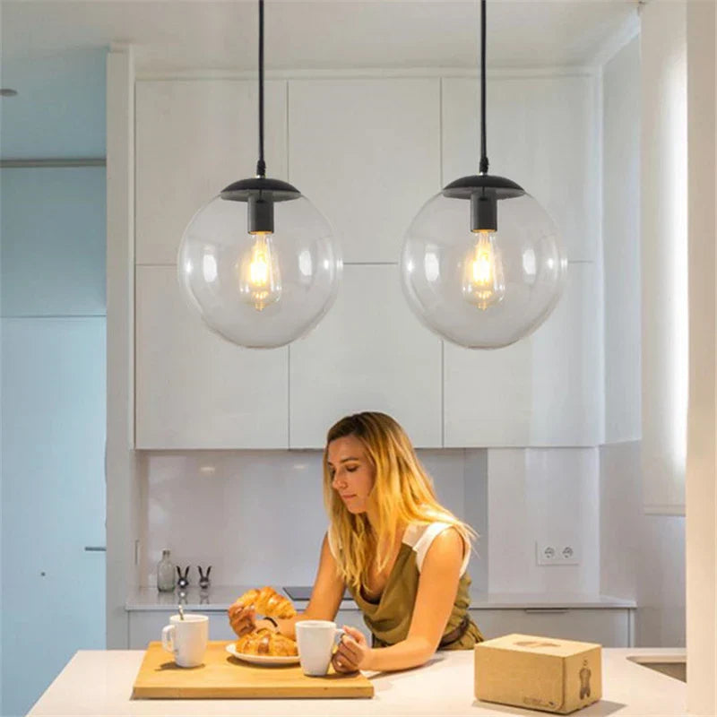 Retro Loft Industrial Suspension Pendant Light for Home Decor
