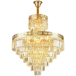 Crystal Villa Chandelier: Modern, Luxury, and Elegant Spiral Staircase Lighting
