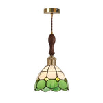 Tiffany Style Colorful Glass LED Pendant Light for Bar Loft Cafe Bedroom