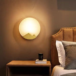 Nordic Copper Marble Wall Lamp: Minimalist, Creative, and Elegant for Bedroom, Living Room
