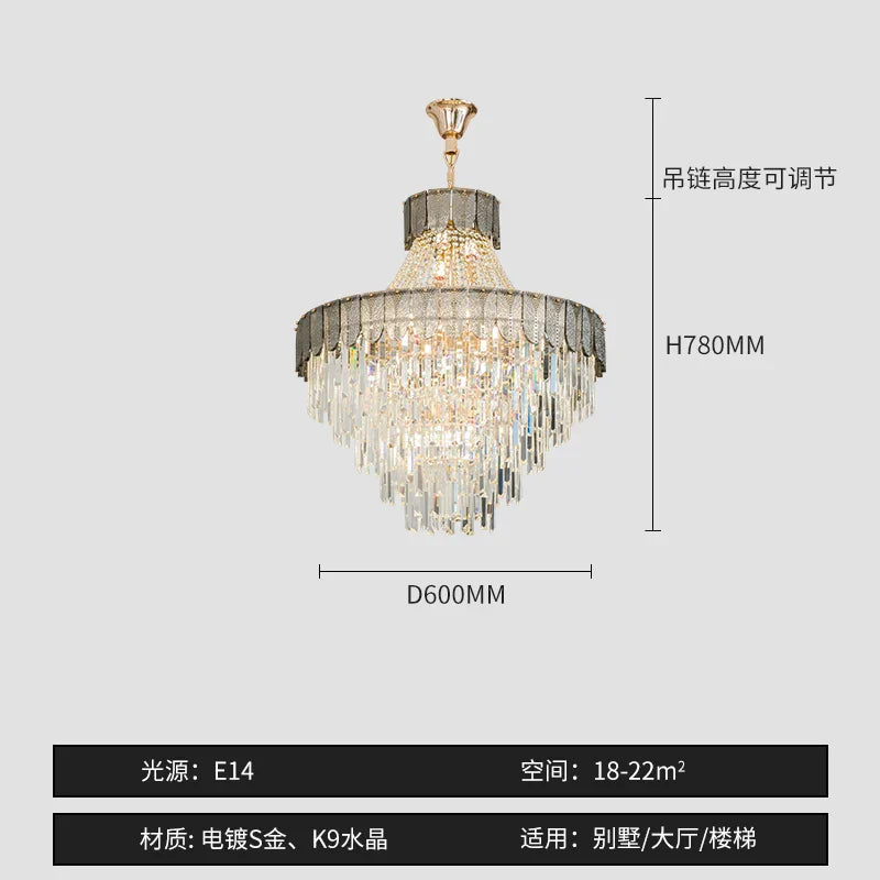 Shell Art Color Chandelier Luxury Lighting for Living & Dining Rooms