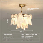 Magnolia Crystal Chandelier: Elegant French Style Dining Room Art Light