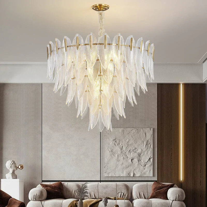 Post-Modern Light Luxury Chandelier for Living Room, Dining Room, and Bedroom