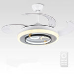 Smart Ceiling Fan Light with Remote Control Silent Design