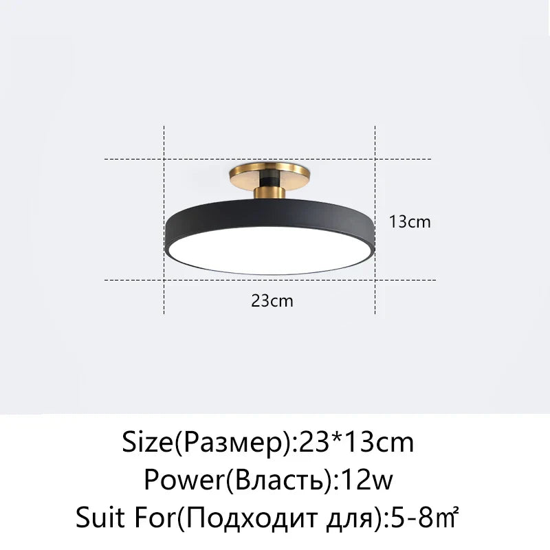 LED Ceiling Lamp for Living Room Study Child Bedroom Indoor Lighting