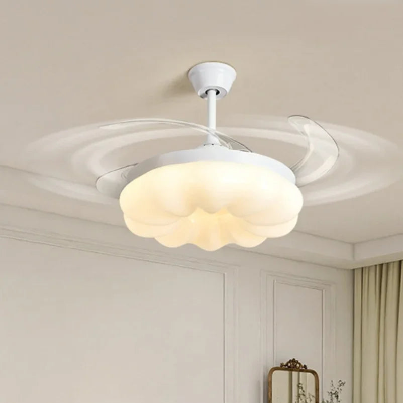 Full Spectrum LED Ceiling Fan Light Frequency Conversion, Ideal for Children's Bedroom