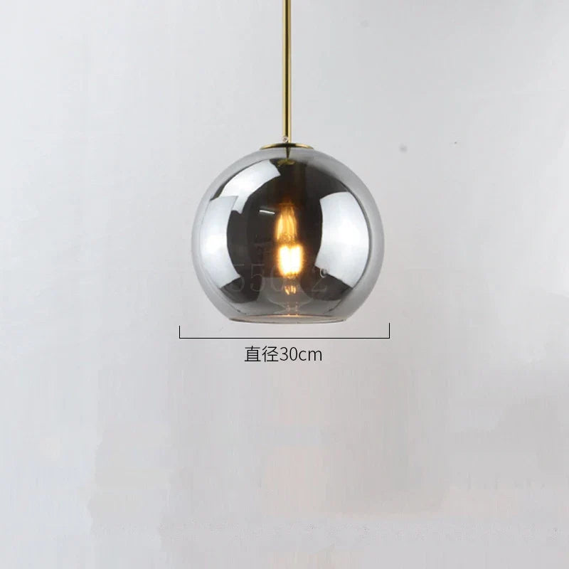 Glass Ball LED Pendant Lights for Chic Home Decor and Lighting