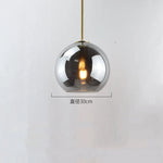 Glass Ball LED Pendant Lights for Chic Home Decor and Lighting