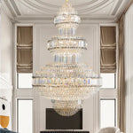 Crystal Villa Chandelier Pendant - Modern European Style Luxury Hotel Lobby Light
