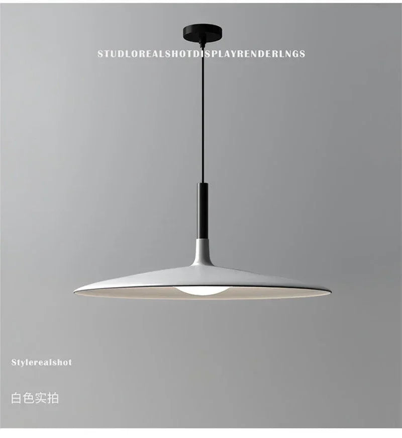 LED UFO Pendant Lights: Nordic Aluminium Round Lamps for Home Decor and Indoor Lighting