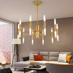 Modern LED Chandelier: Elegant Hotel Hall & Living Room Ceiling Light