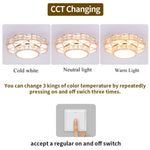 Crystal LED Chandelier Ceiling Lamp Modern Elegant Indoor Decor Luminaire