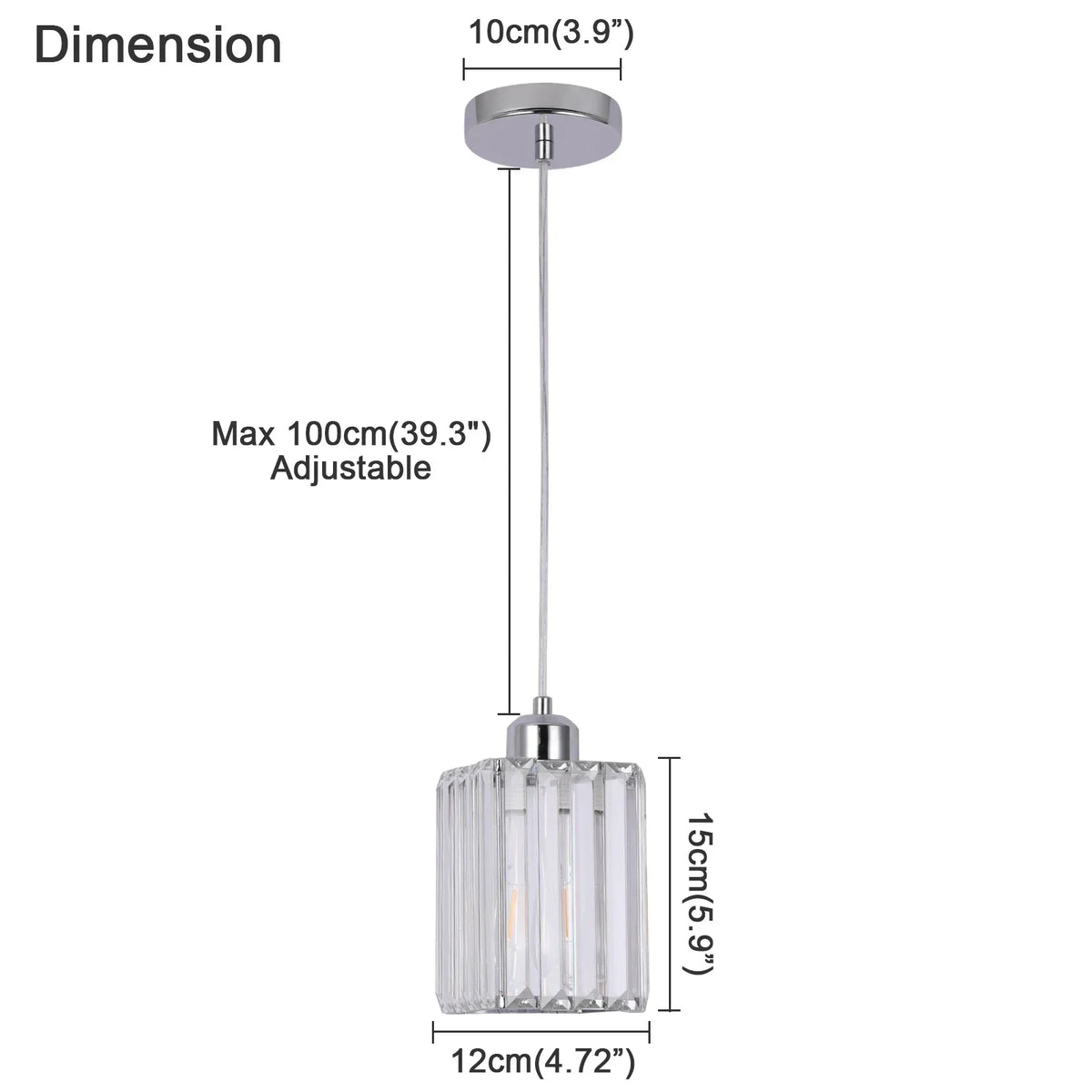Crystal Chandelier Luxury Ceiling Lamp LED Modern Pendant Light for Indoor Spaces