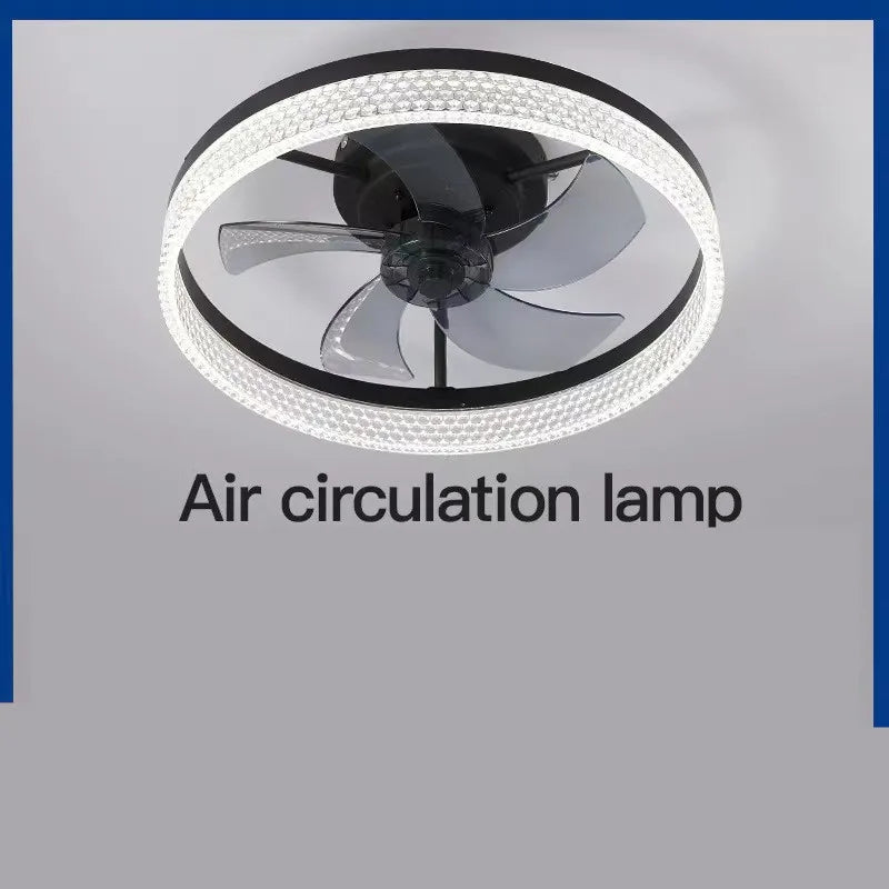 7-Leaf Tri-Color Fan Lights: Modern Energy-Saving Ceiling Fan LED for Living, Bedroom, Dining