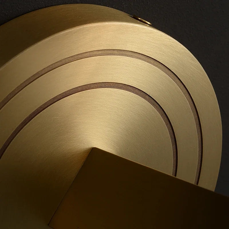Modern Brass Wall Sconces Glass Wall Lighting for Living Room and Bedroom