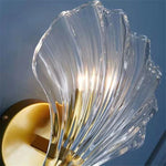 Shell Glass LED Wall Lamp for Home Decor and Bedroom Lighting