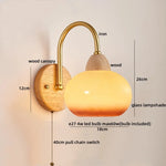 LED Pull Chain Wall Lights for Bedroom Decor