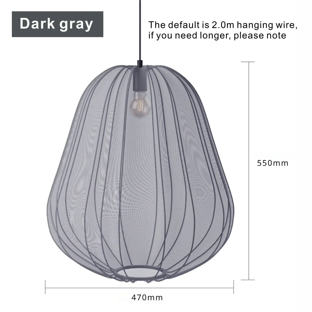 Scandinavian Silk Balloon Chandelier by - Home Decor Lighting Fixture