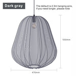 Scandinavian Silk Balloon Chandelier by - Home Decor Lighting Fixture