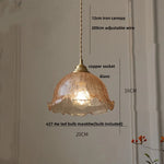 Afralia™ Clear Glass LED Pendant Lamp for Dining Coffee Restaurantr Aisle - Modern Nordic Design