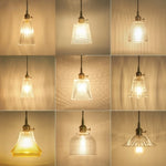 Glass LED Pendant Light for Home Restaurant Cafe Nordic Minimalism Copper Lamps