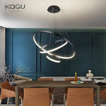 LED Ceiling Chandelier Round Pendant Light for Modern Home Interior Lighting