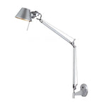 Black Silver Rotatable Wall Light with Switch for Study Office Living Room